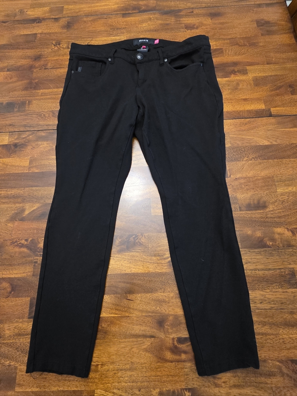 torrid Black Straight-Leg Jeans Size 16